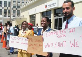 • WORKERS THREATEN NATIONWIDE PROTEST