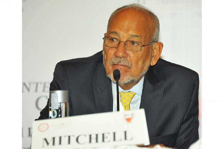 Sir James Mitchell now receiving medical attention in Barbados