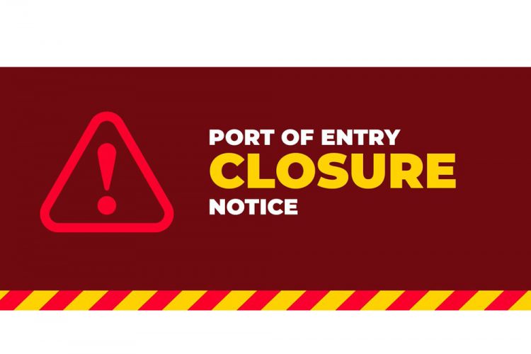 Union Island seaport closed as a port of entry for pleasure vessels