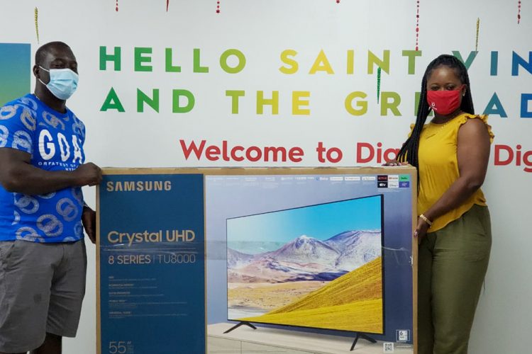 Digicel customer wins 55” Samsung TV