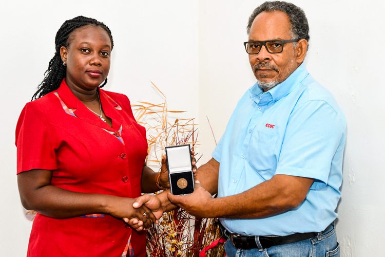 ECGC employee receives Gold award from NABIM