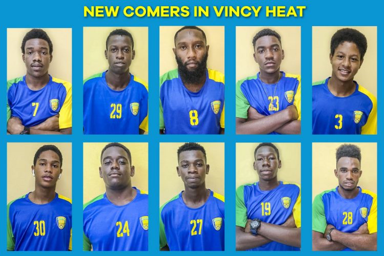 Ten new comers in Vincy Heat