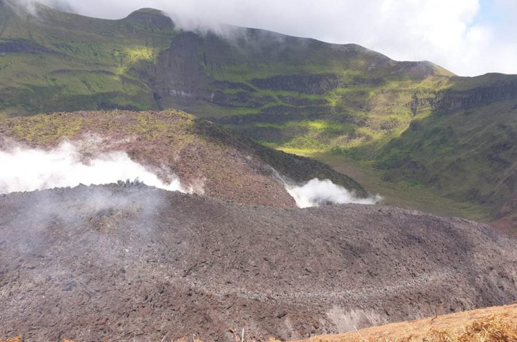 Volcano-tectonic earthquakes being recorded at La Soufriere