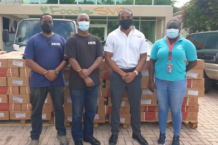 Mountaire Farms donates 420 cases of drumsticks to SVG