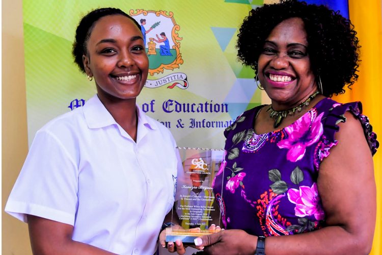 Former convent student cops CXC’s 2020 Geography award