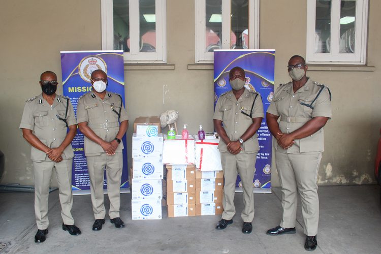 Police receive COVID19 supplies from UNDP