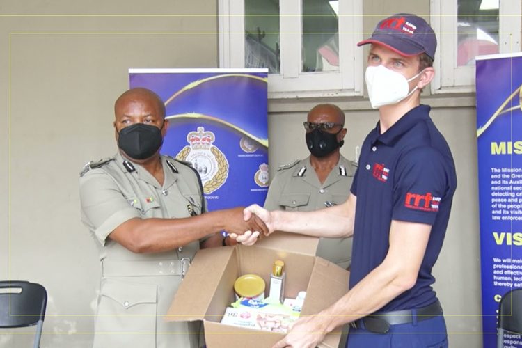 Police Force receives essential boxes