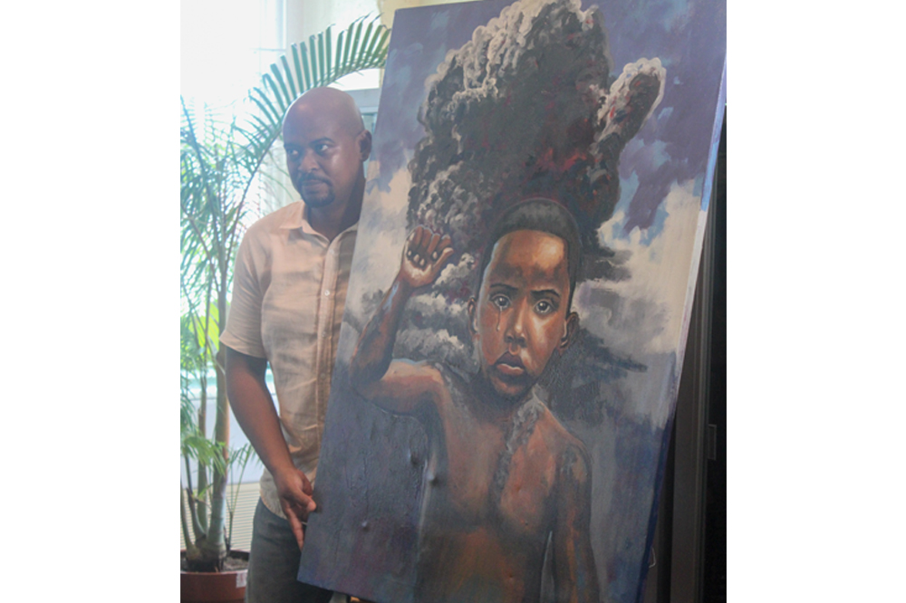 Artists and Conservation Fund auction paintings for post-volcano recovery effort - Vimarsana News