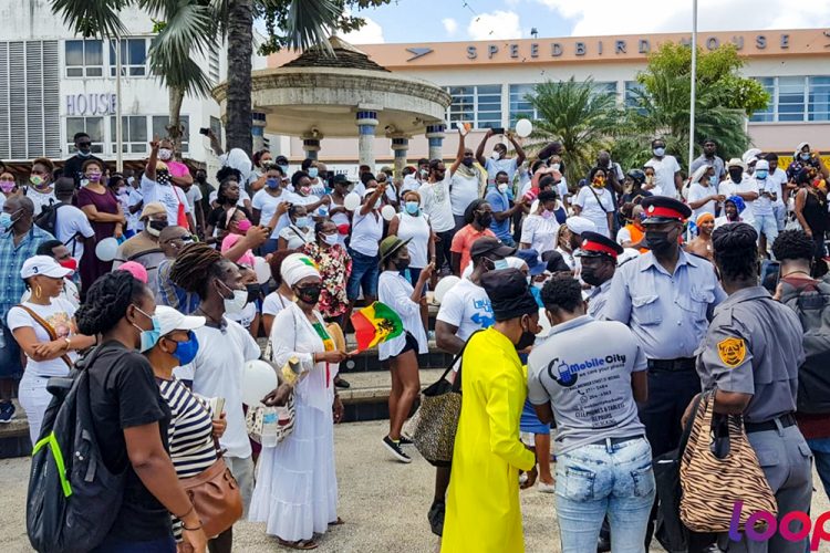 Barbados police launch internal probe in anti-vaccine march