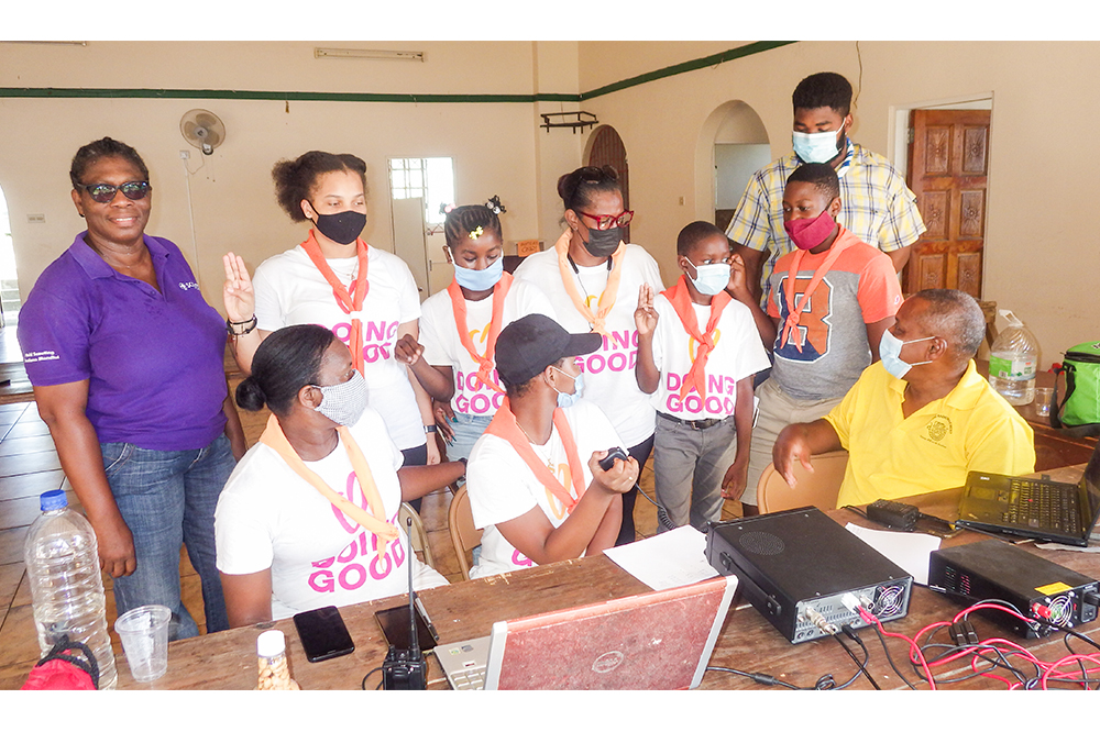 Local Scouts participate in jamboree over the air 2021 Local Scouts participate in jamboree over the air 2021