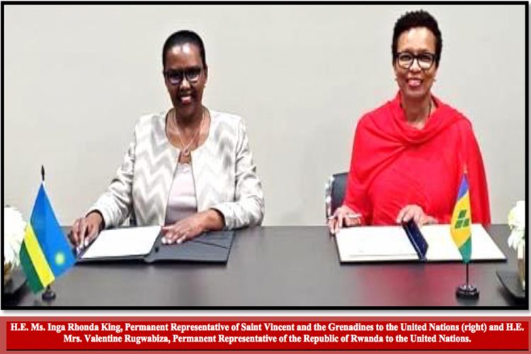 SVG signs joint communique with Rwanda to establish diplomatic relations