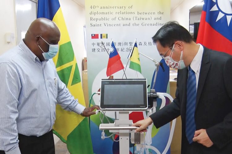Taiwan donates ventilators to help fight Covid-19