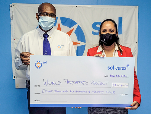 SOL donates to two service organisations