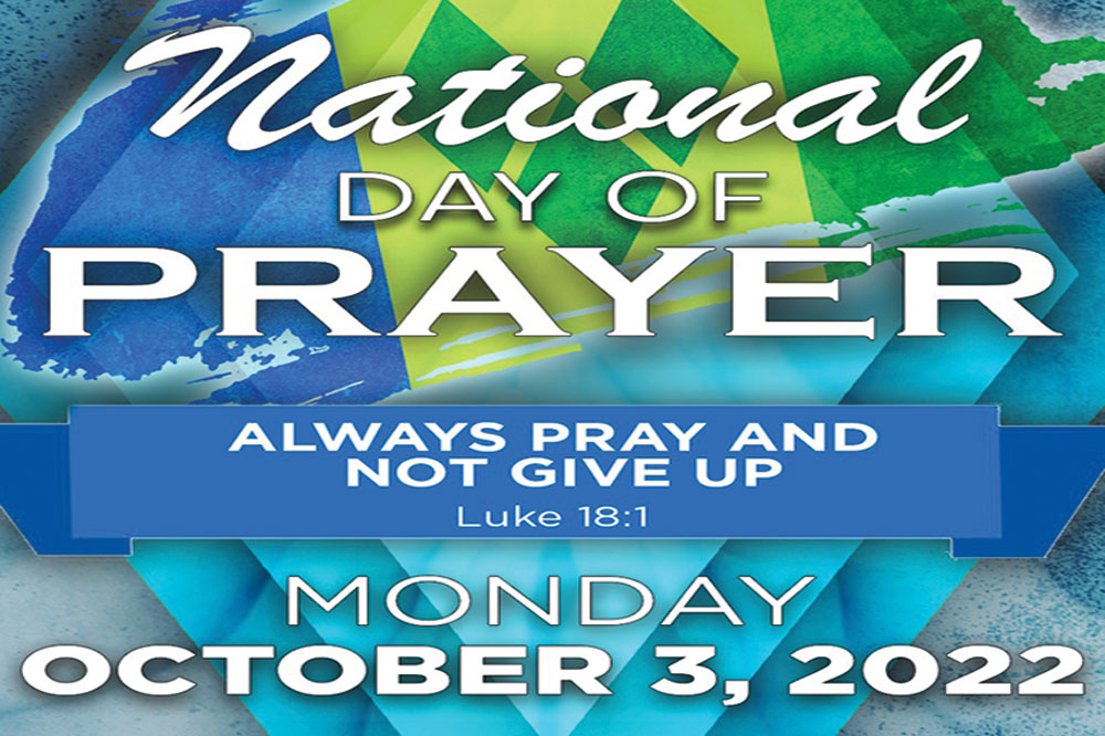 Nantional Day of Prayer to be held on 3rd Oct Searchlight