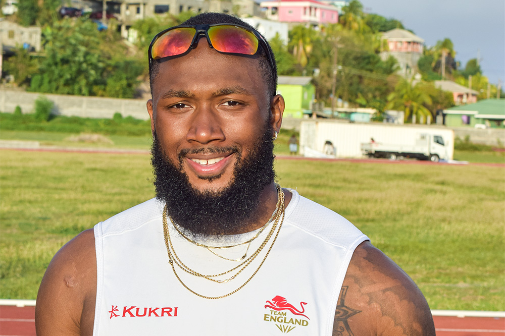 Overseas based athlete happy to compete at home