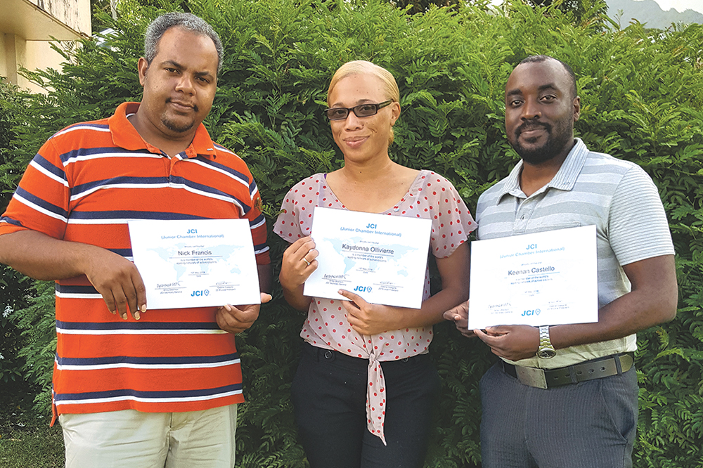 JCI St Vincent inducts new members JCI St Vincent inducts new members
