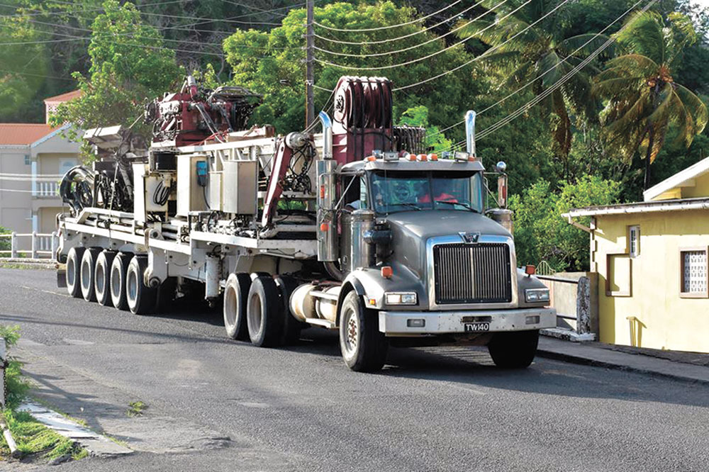 Geothermal machinery rolling in Geothermal machinery rolling in