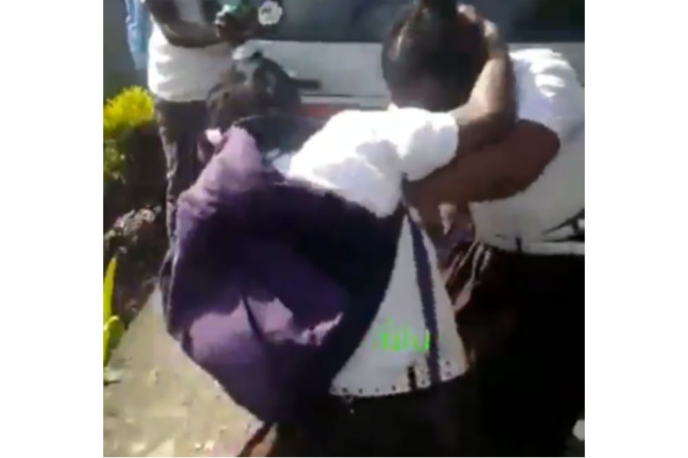 Police investigating fight between female students Police investigating fight between female students