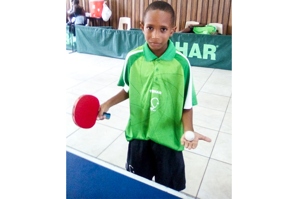 Bequia lad trumps at National Table Tennis championships serve off Bequia lad trumps at National Table Tennis championships serve off