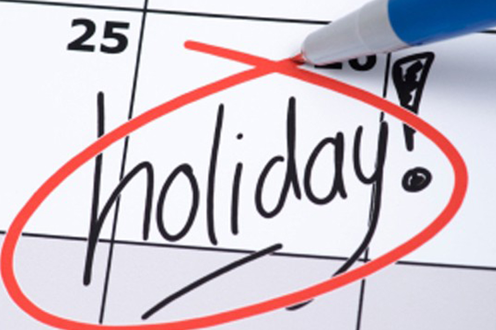Friday and Monday declared public health holidays Friday and Monday declared public health holidays