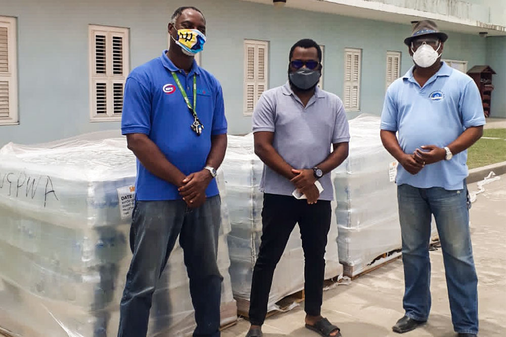RSVGPF to receive consignment of water from Barbados today - Vimarsana News